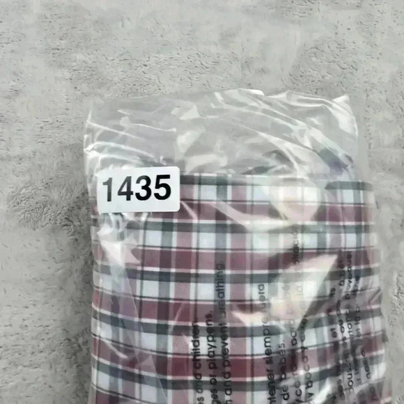 Wrangler Mens Pearl Snap Long Sleeve Red Green White  Plaid Sz L Western Cowboy - Picture 7 of 7